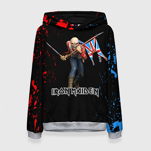 Женская толстовка IRON MAIDEN АЙРОН МЕЙДЕН Z / 3D-Меланж – фото 1