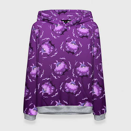 Женская толстовка БААЛ BAAL ГЕНШИН / 3D-Меланж – фото 1