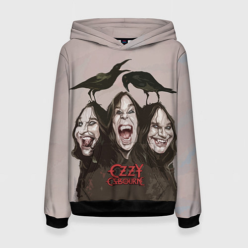 Женская толстовка Ozzy Osbourne / 3D-Черный – фото 1