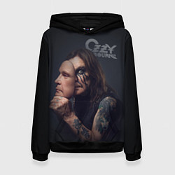 Толстовка-худи женская Ozzy Osbourne, цвет: 3D-черный