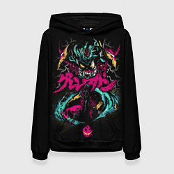 Толстовка-худи женская Гуррен-Лаганн, цвет: 3D-черный