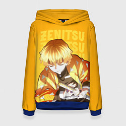 Толстовка-худи женская Зеницу Агацума, цвет: 3D-синий