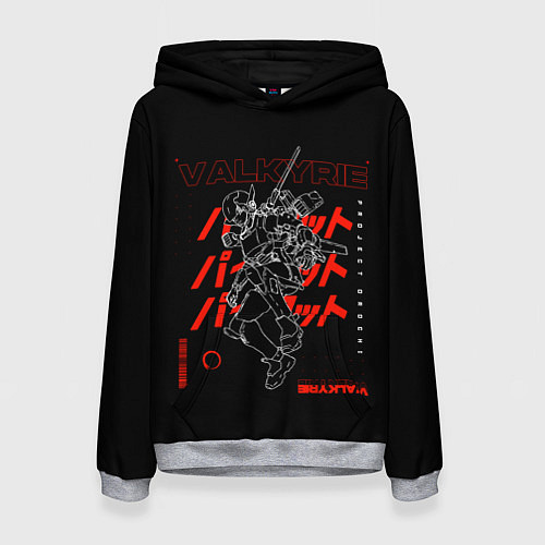 Женская толстовка Патфайндер Red / 3D-Меланж – фото 1