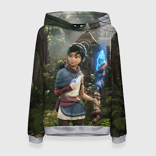 Женская толстовка Кена и Мост Духов / 3D-Меланж – фото 1