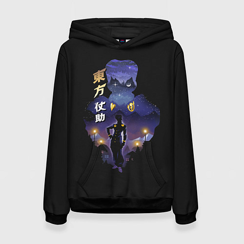 Женская толстовка Джоске Хигашиката Джо Джо / 3D-Черный – фото 1