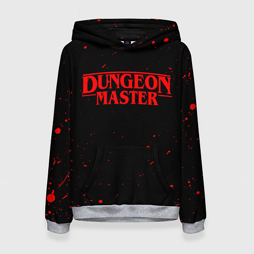 Женская толстовка DUNGEON MASTER BLOOD ГАЧИМУЧИ / 3D-Меланж – фото 1