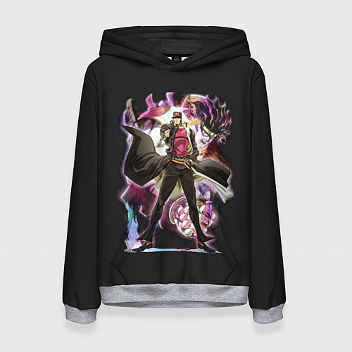 Женская толстовка Джотаро Куджо Джо Джо / 3D-Меланж – фото 1