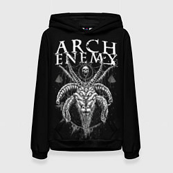 Толстовка-худи женская Arch Enemy, War Eternal, цвет: 3D-черный