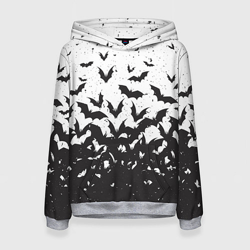 Женская толстовка Летучие кровососы / 3D-Меланж – фото 1