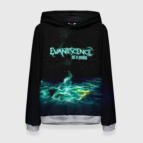 Женская толстовка Evanescence lost in paradise / 3D-Меланж – фото 1