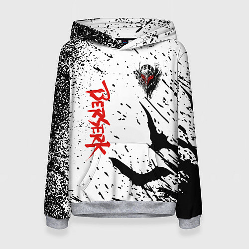 Женская толстовка Берсерк: Гранж / 3D-Меланж – фото 1