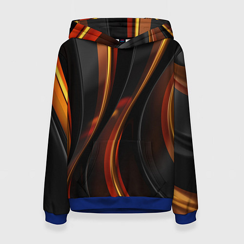 Женская толстовка Unsplash 3D / 3D-Синий – фото 1