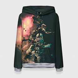 Толстовка-худи женская Моя банда Раст, цвет: 3D-меланж