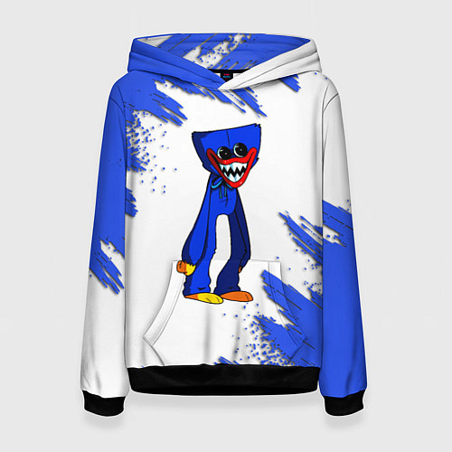 Женская толстовка Huggy Wuggy / 3D-Черный – фото 1