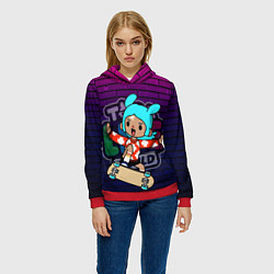 Толстовка-худи женская TOCA LIFE WORLD ТОКА ЛАЙФ ВОРЛД РИТА RITA, цвет: 3D-красный — фото 2