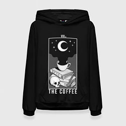 Толстовка-худи женская The Coffee Occult, цвет: 3D-черный