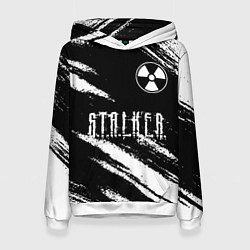 Толстовка-худи женская S T A L K E R 2: Тени Чернобыля, цвет: 3D-белый