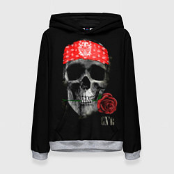 Женская толстовка GNR Skull