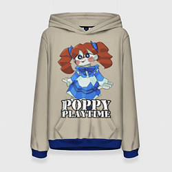 Толстовка-худи женская Poppy Playtime, цвет: 3D-синий