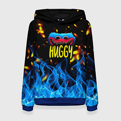 Толстовка-худи женская Poppy Playtime: Blue Fire, цвет: 3D-синий