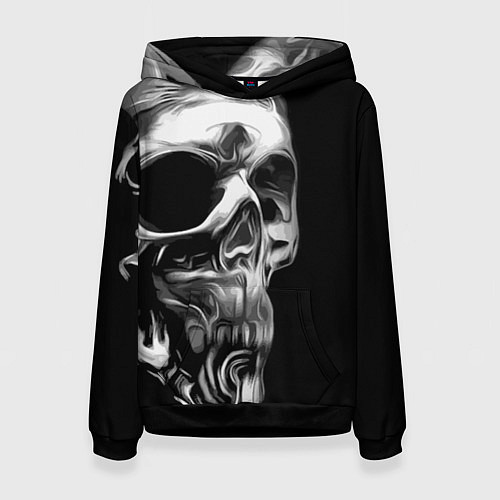 Женская толстовка Vanguard skull 2022 / 3D-Черный – фото 1