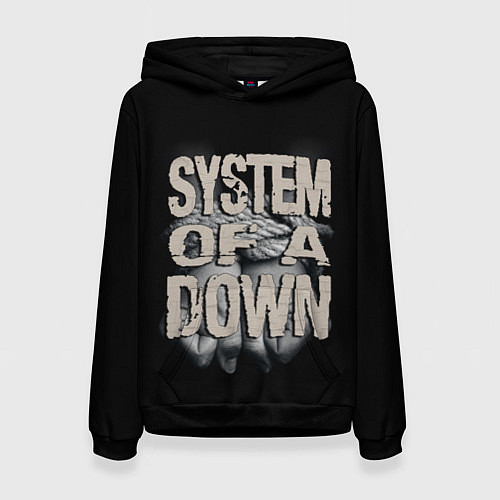 Женская толстовка System of a Down / 3D-Черный – фото 1