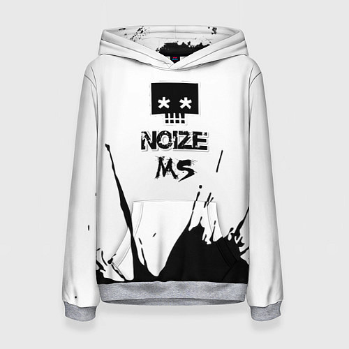 Женская толстовка Noize MC Нойз МС 1 / 3D-Меланж – фото 1