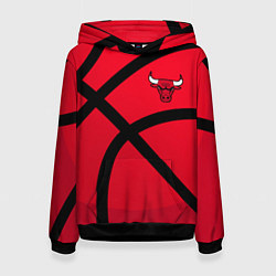 Женская толстовка Чикаго Буллз Chicago Bulls NBA