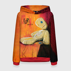 Толстовка-худи женская Issues - Korn, цвет: 3D-красный