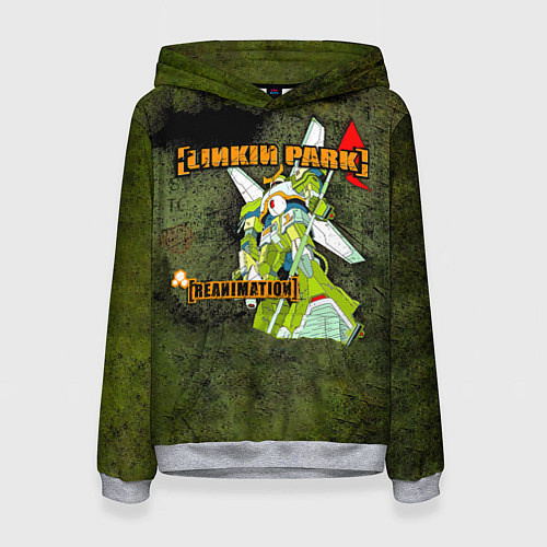 Женская толстовка Reanimation - Linkin Park / 3D-Меланж – фото 1