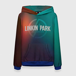 Толстовка-худи женская Studio Collection - Linkin Park, цвет: 3D-синий