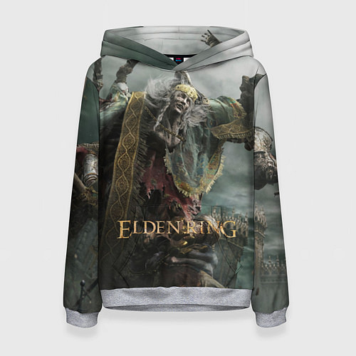 Женская толстовка Elden Ring - Ведьма / 3D-Меланж – фото 1