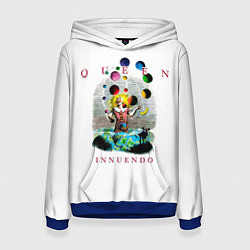 Толстовка-худи женская Innuendo - Queen, цвет: 3D-синий
