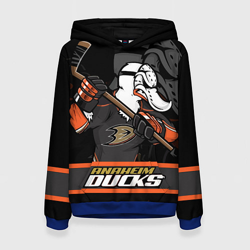 Женская толстовка Анахайм Дакс, Anaheim Ducks / 3D-Синий – фото 1