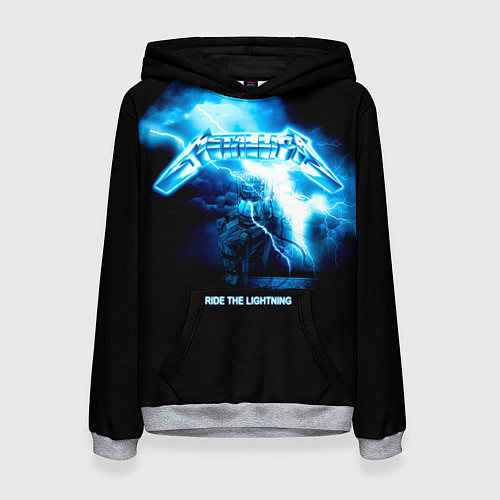 Женская толстовка Ride the Lightning Metallica / 3D-Меланж – фото 1