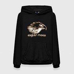 Толстовка-худи женская Eagles mood, цвет: 3D-черный