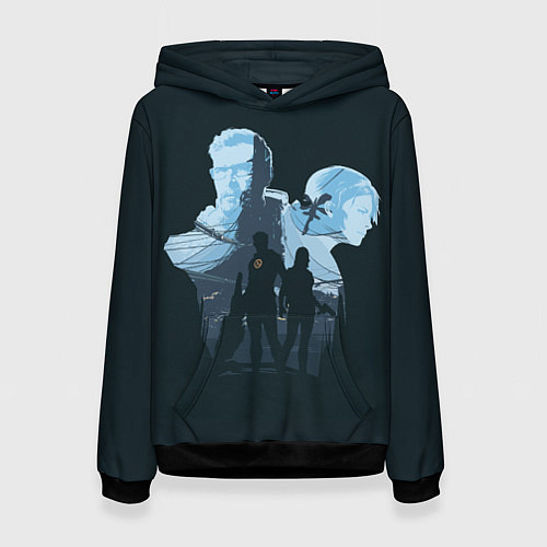 Женская толстовка Гордон и Алекс / 3D-Черный – фото 1