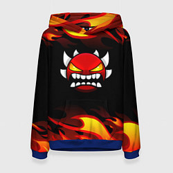 Женская толстовка Geometry Dash Fire