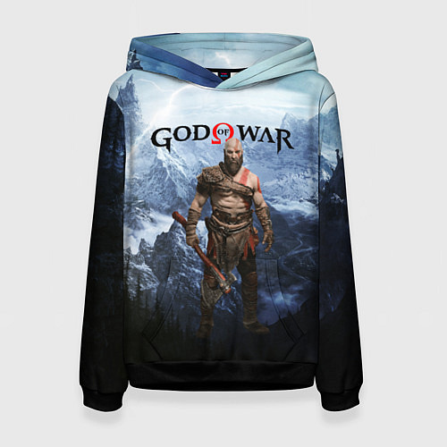 Женская толстовка Великий God of War Z / 3D-Черный – фото 1