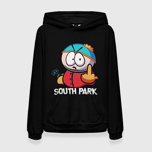 Женская толстовка Южный парк Эрик South Park / 3D-Черный – фото 1