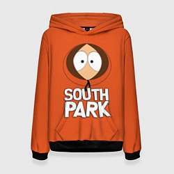 Толстовка-худи женская Южный парк Кенни South Park, цвет: 3D-черный