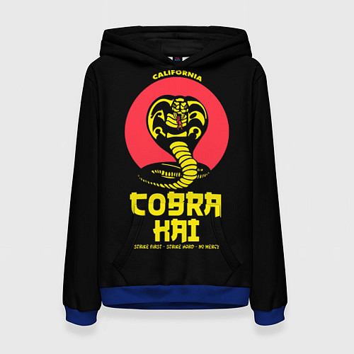 Женская толстовка Cobra Kai California / 3D-Синий – фото 1