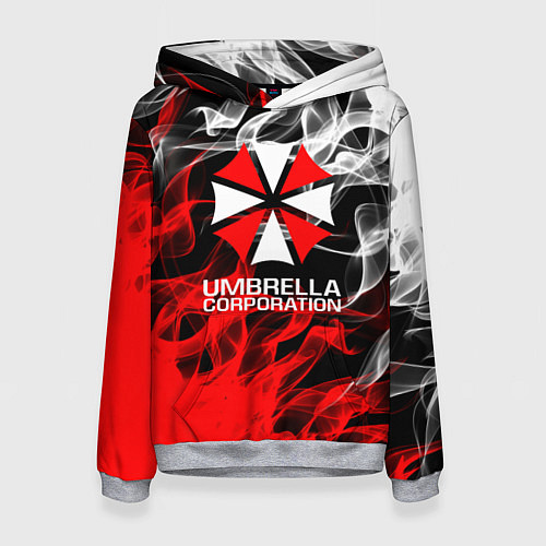 Женская толстовка Umbrella Corporation Fire / 3D-Меланж – фото 1