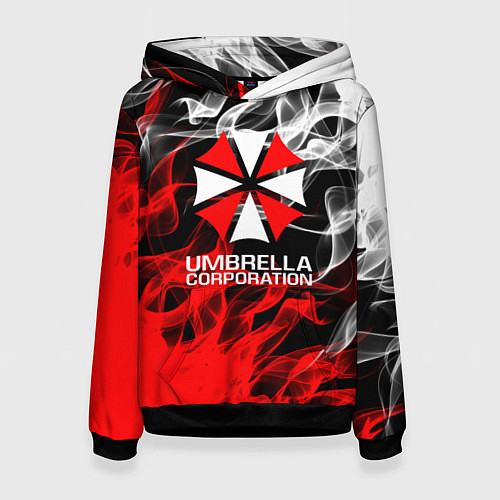 Женская толстовка Umbrella Corporation Fire / 3D-Черный – фото 1