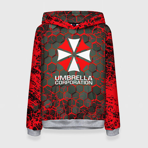 Женская толстовка Umbrella Corporation соты / 3D-Меланж – фото 1