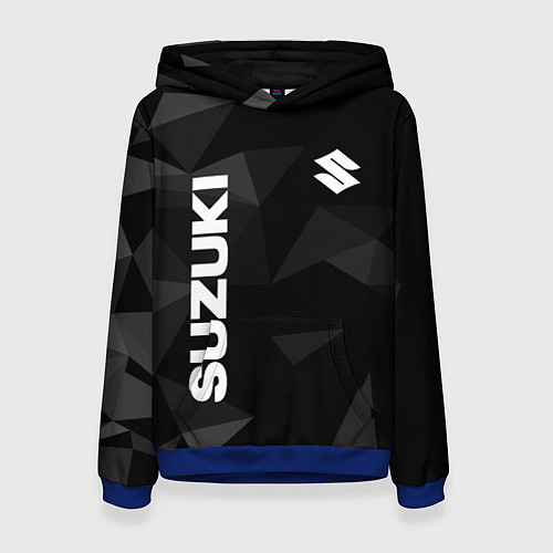 Женская толстовка Сузуки, Suzuki Геометрия / 3D-Синий – фото 1