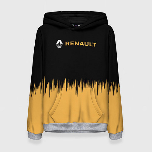 Женская толстовка Renault - Авто модель / 3D-Меланж – фото 1