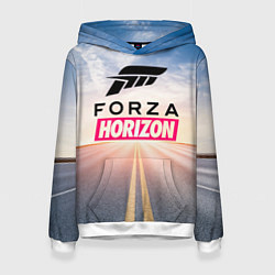 Толстовка-худи женская Forza Horizon 5 Форза Хорайзен, цвет: 3D-белый
