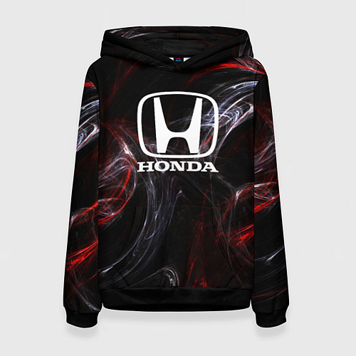 Женская толстовка Honda разводы / 3D-Черный – фото 1