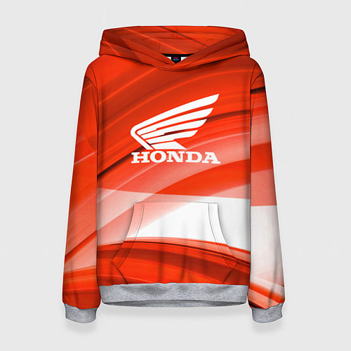 Женская толстовка Honda logo auto / 3D-Меланж – фото 1